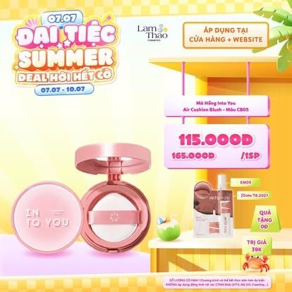  [DEAL SỐC 07.07 - 10.07 MUA MÀU CB05 TẶNG SAMPLE SON INTO YOU 1G] Má Hồng Into You Air Cushion Blush 