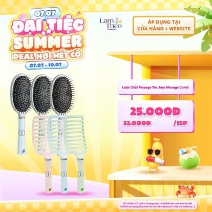  [DEAL SỐC 07.07 - 10.07] Lược Chải Masage Tóc Jary Masage Comb 