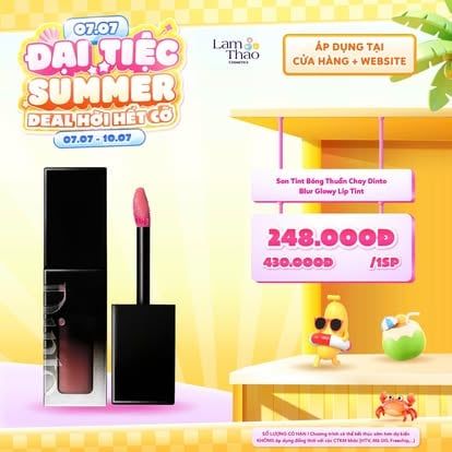  [DEAL SỐC 07.07 - 10.07] Son Tint Bóng Thuần Chay Dinto Blur Glowy Lip Tint 