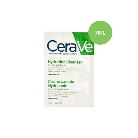  [DUY NHẤT Q7 & TP: HĐ CERAVE TỪ 1TR TẶNG BÌNH NƯỚC MAYBELLINE + TÚI GARNIER + TÚI CERAVE + 04 SRM CERAVE 30ML + SỮA DƯỠNG 30ML + BTT 120 MIẾNG] [KHÔNG ÁP DỤNG HTV] Sữa Rửa Mặt Sạch Sâu Cho Da Khô Cerave Developed With Dermatologists Hydrating Cleanser 