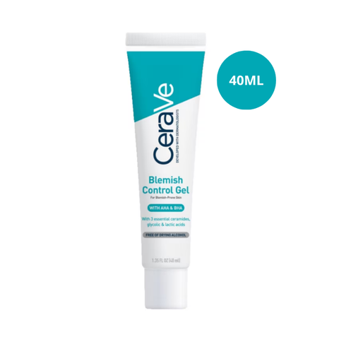  [DUY NHẤT Q7 & TÂN PHÚ: HĐ CERAVE TỪ 1TR TẶNG BÌNH NƯỚC MAYBELLINE + TÚI GARNIER + TÚI CERAVE + 04 SRM CERAVE 30ML + SỮA DƯỠNG 30ML + BTT 120 MIẾNG] [KHÔNG ÁP DỤNG HTV] Gel Hỗ Trợ Giảm Mụn Mờ Thâm Cerave Blemish Control Gel 