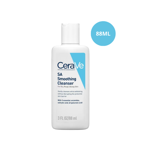  [DUY NHẤT Q7 & TÂN PHÚ: HĐ CERAVE TỪ 1TR TẶNG BÌNH NƯỚC MAYBELLINE + TÚI GARNIER + TÚI CERAVE + 04 SRM CERAVE 30ML + SỮA DƯỠNG 30ML + BTT 120 MIẾNG] [KHÔNG ÁP DỤNG HTV] Sữa Rửa Mặt Dành Cho Da Nhạy Cảm Cerave SA Smoothing Cleanser 