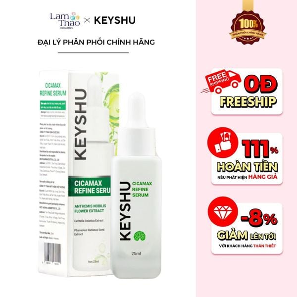 Tinh Chất Hỗ Trợ Làm Dịu Da, Hỗ Trợ Ngừa Lão Hóa Keyshu Cicamax Refine Serum