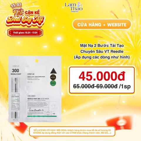  [DEAL SỐC 15.01 - 17.01] Mặt Nạ 2 Bước Chuyên Sâu VT Reedle Shot 300 2Step Mask 