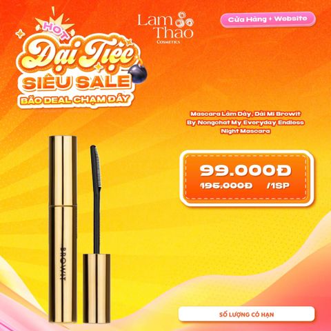  Mascara Làm Dày, Dài Mi Browit By Nongchat My Everyday Endless Night Mascara 