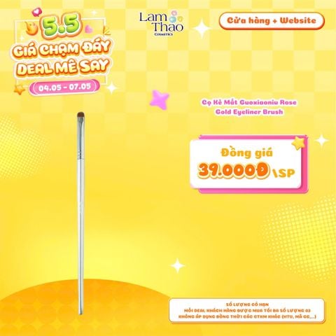  [DEAL SỐC 04.05 - 07.05] Cọ Kẻ Mắt Guoxiaoniu Rose Gold  Eyeliner Brush 