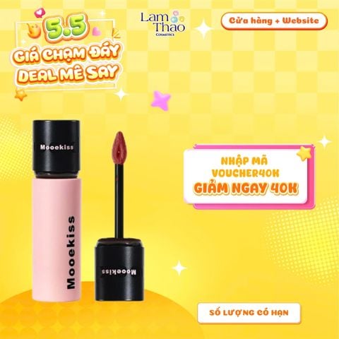  Son Bùn Lì Mịn Mooekiss Velvet Lip Mud 