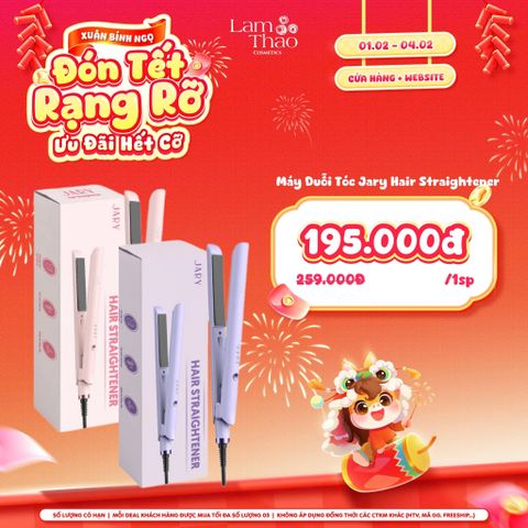  [DEAL SỐC 01.02 - 04.02] Máy Duỗi Tóc Jary Hair Straightener 