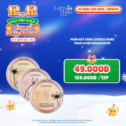  [DEAL SỐC 11.12 - 15.12] Phấn Bắt Sáng Catrice More Than Glow Highlighter 