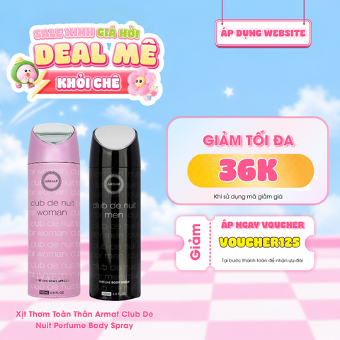  Xịt Thơm Toàn Thân Armaf Club De Nuit Perfume Body Spray 
