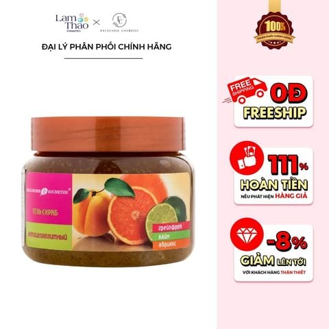  Tẩy Da Chết Cam Chanh & Mơ Exclusive Cosmetic Gel Scrub Grapefruit Lime Apricot 