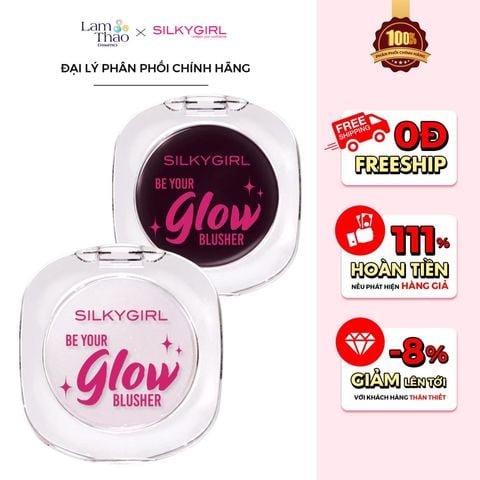  Má Hồng Thạch Silkygirl Be Your Glow Blusher 