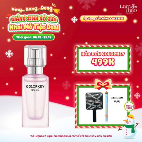  [DEAL SỐC 6.12 - 25.12 MUA HOÁ ĐƠN COLORKEY 499K TẶNG GƯƠNG + SON KEM LÌ] Nước Hoa Colorkey Rose Rose Crush Eau De Parfum 
