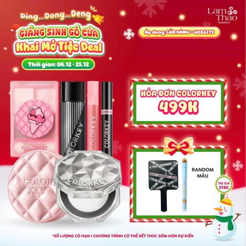  [DEAL SỐC 6.12 - 25.12 MUA HOÁ ĐƠN COLORKEY 499K TẶNG GƯƠNG + SON KEM LÌ] Xịt Khoá Trang Điểm Colorkey Brightening Dewy Makeup Setting Spray Capybara Edition 