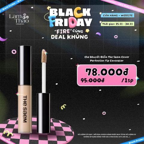  [DEAL SỐC 25.11 - 30.11] Che Khuyết Điểm The Saem Cover Perfection Tip Concealer 