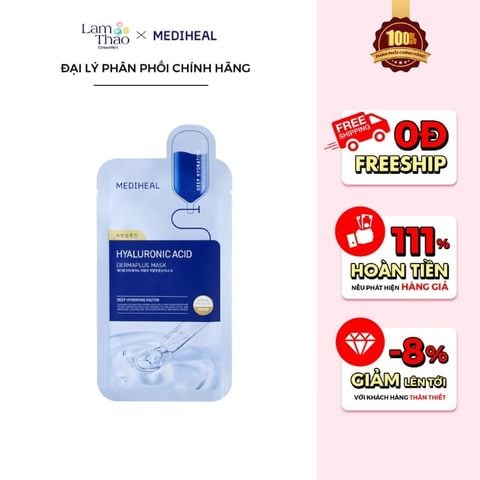  Mặt Nạ Mediheal Dermaplus Low Molecular Hyaluronic Acid Mask 