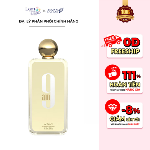  Nước Hoa Unisex Afnan 9AM Eau de Parfum 