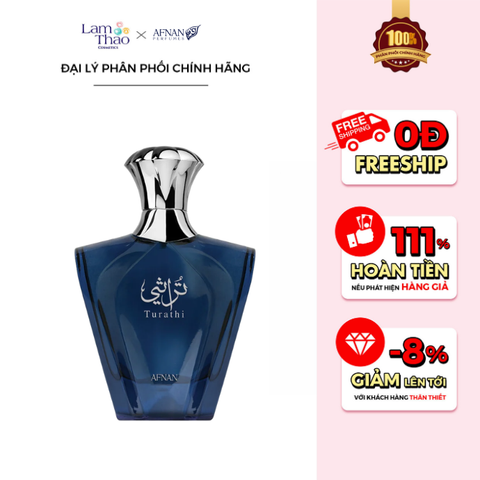  Nước Hoa Nam Afnan Turathi Blue EDP 
