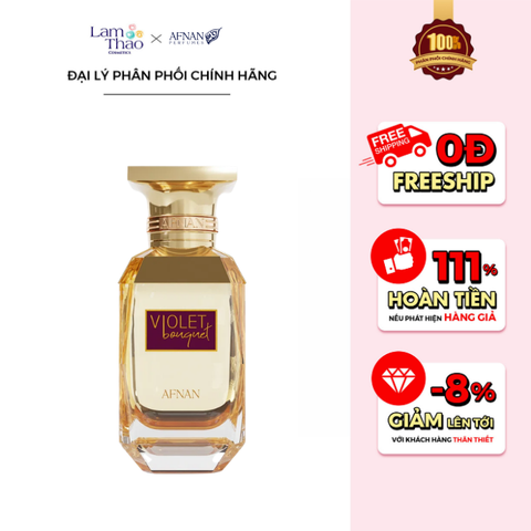  Nước Hoa Nữ Afnan Violet Bouquet Eau De Parfum 