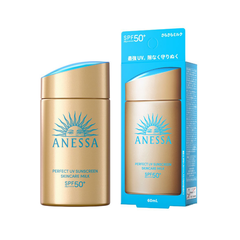  Sữa Chống Nắng Dưỡng Da Kiềm Dầu Anessa Perfect UV Sunscreen Skincare Milk SPF50+ PA++++ 