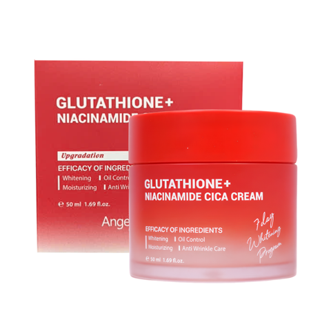  Kem Dưỡng Trắng, Kiểm Soát Dầu & Thu Nhỏ Lỗ Chân Lông Angel’s Liquid Glutathione+ Niacinamide Cica Cream 