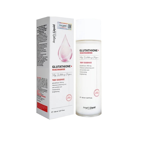  Nước Thần Dưỡng Trắng & Se Khít Lỗ Chân Lông Angel's Liquid Glutathione + Niacinamide 7 Day Whitening Program 700V Essence 