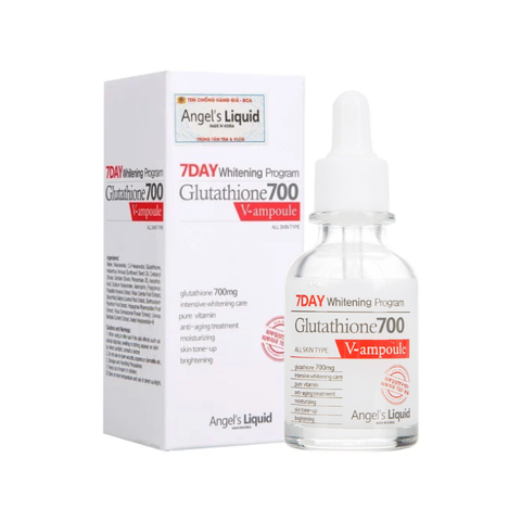  Tinh Chất Dưỡng Trắng Da Và Cấp Ẩm Đa Tầng Angel's Liquid 7 Day Whitening Program Glutathione 700-V-Ampoule 