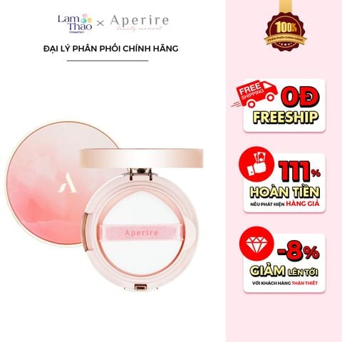  Phấn Nước Kiềm Dầu, Che Phủ Aperire Day Dream Cover Cushion SPF50+ PA++++ 