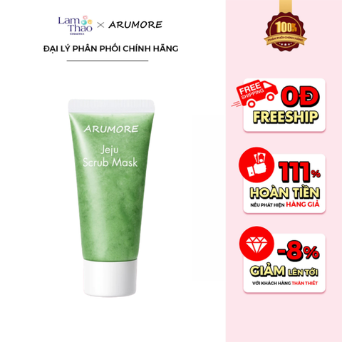  Mặt Nạ Tẩy Tế Bào Chết Da Mặt Arumore Jeju Scrub Mask 