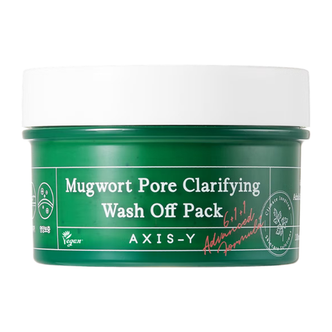  Mặt Nạ Đất Sét Ngải Cứu Hỗ Trợ Làm Sạch Lỗ Chân Lông Axis-Y Mugwort Pore Clarifying Wash Off Pack 