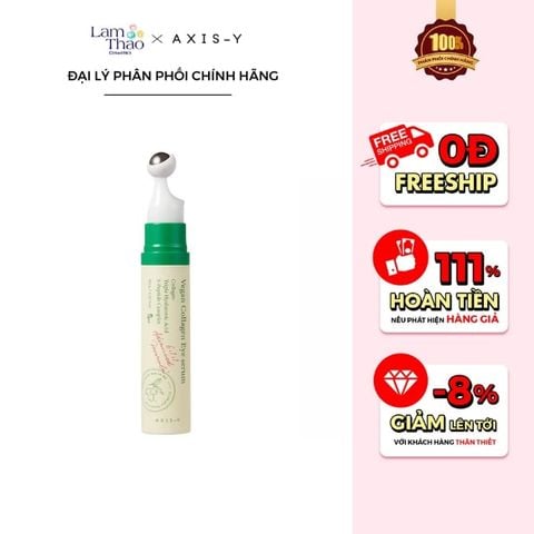  Tinh Chất Dưỡng Mắt Thuần Chay Axis-Y Vegan Collagen Eye Serum 