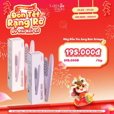  [DEAL SỐC 01.02 - 04.02] Máy Bấm Tóc Jary Hair Crimper 