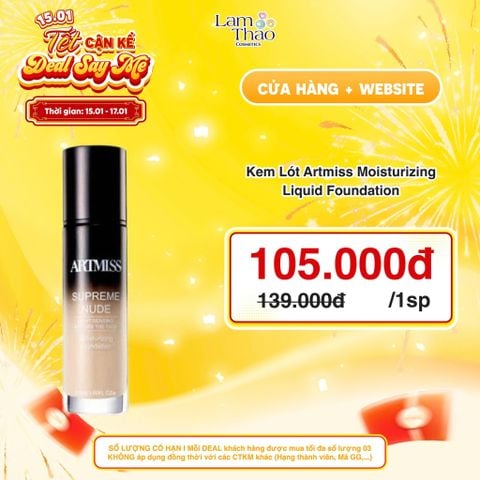  [DEAL SỐC 15.01 - 17.01] Kem Lót Artmiss Moisturizing Liquid Foundation 