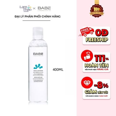  Nước Tẩy Trang Dịu Nhẹ Dành Cho Mọi Loại Da BABE Micellar Water 