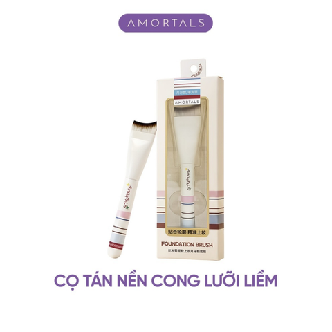  Cọ Tán Kem Nền Hình Lưỡi Liềm Siêu Mỏng Amortals Foundation Brush 