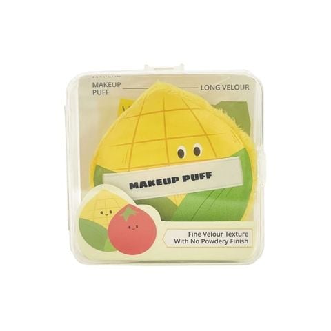  Bông Phấn Glorie Veggie Collection Long Velour Powder ( Kèm Hộp Đựng ) 