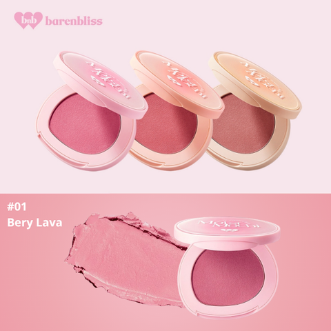  Má Hồng Kem Lai Phấn Barenbliss Moist Mochi Paste Powder Blush 