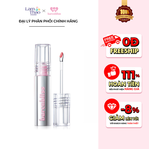  Son Tint Bóng Lâu Trôi Barenbliss Peach Makes Perfect Lip Tint 