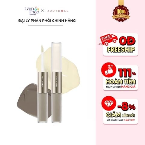  Kem Tạo Khối Và Bắt Sáng 2 Đầu Judydoll Liquid Highlighter & Contour Dou 