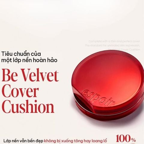  Phấn Nước Espoir Be Velvet Cover Cushion 2025 SPF42 PA++ Special Set 