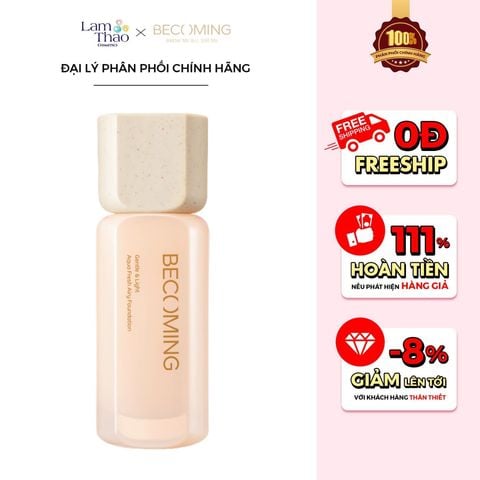  Kem Nền Dành Cho Da Khô Becoming Aqua Fresh Airy Foundation 