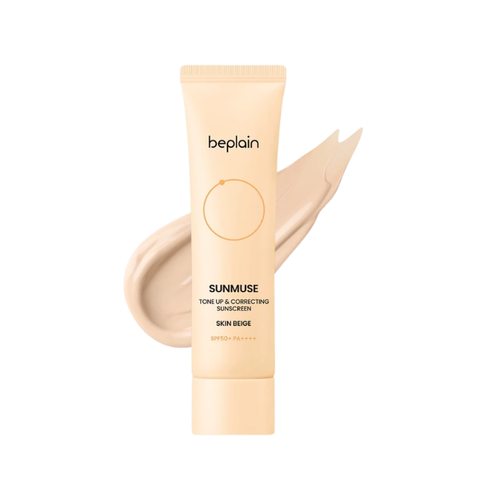  Kem Chống Nắng Nâng Tone & Hiệu Chỉnh Da Beplain Sunmuse Tone Up & Correcting Sunscreen Skin Beige SPF50+ PA++++ 