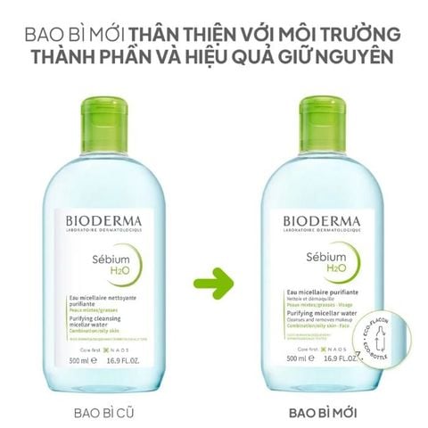  Nước Tẩy Trang Dành Cho Da Dầu & Hỗn Hợp Bioderma Purifying Cleansing Micellar Water 