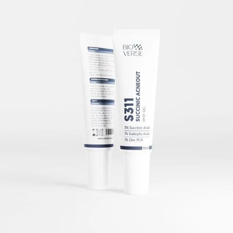  Gel Chấm Mụn Hỗ Trợ Giảm Khuẩn Và Se Còi Mụn Bioverse S311 Succinic Acneout Spot Gel 