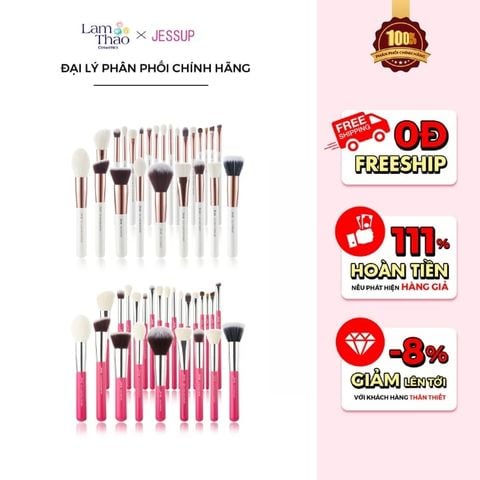 Bộ Cọ 25 Cây Jessup Individual Brushes Set 