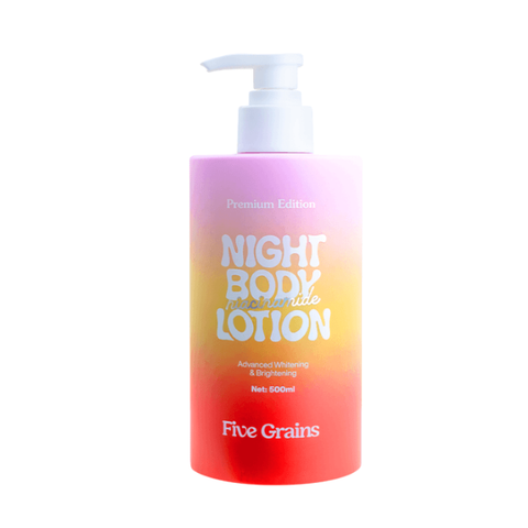  Sữa Dưỡng Thể Sáng Da Cấp Ẩm Ban Đêm Five Grains Niacinamide Night Body Lotion (Premium Edition) 