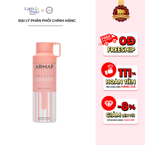  Xịt Khử Mùi Hương Nước Hoa Armaf Odyssey Candee Special Edition 