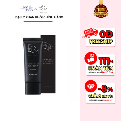  Kem nền BOM Cover Flex BB Cream SPF50+ PA++++ 