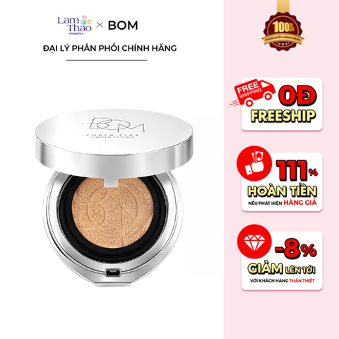  Phấn Nước Che Khuyết Điểm BOM Cover Flex Cushion SPF 50+ PA+++ (Limited Edition) 