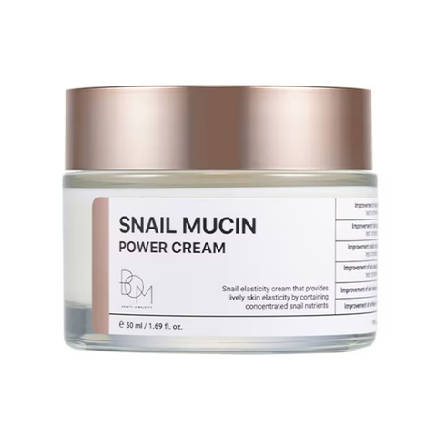  Kem Dưỡng Ẩm & Làm Mờ Nếp Nhăn B.O.M Snail Mucin Power Cream 